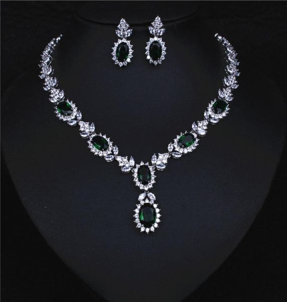 shinning zircon silver green bridal jewelry 2 pieces sets necklace earrings bridal jewelry bridal accessories wedding jewelry t2216612032, White
shinning zircon silver green bridal jewelry 2 pieces sets necklace earrings bridal jewelry bridal accessories wedding jewelry t2216612032, White