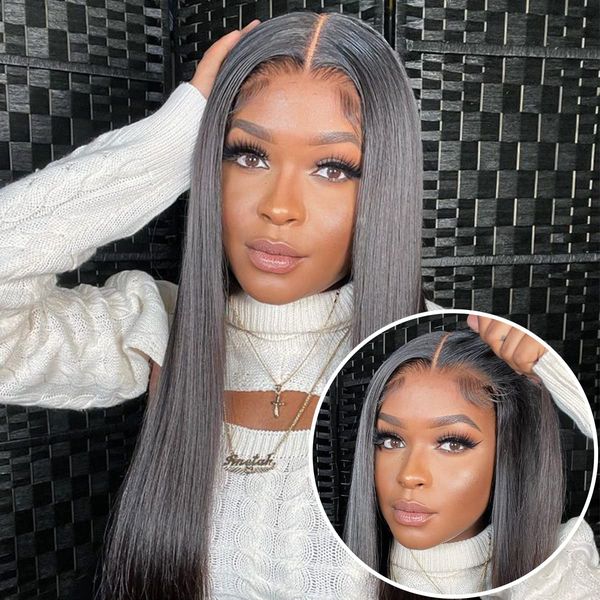 real glueless human hair wear and go pre cut 4x4 5x5 hd transparent lace front wigs human hair ready to wear lace closure wigs, Black;brown
real glueless human hair wear and go pre cut 4x4 5x5 hd transparent lace front wigs human hair ready to wear lace closure wigs, Black;brown