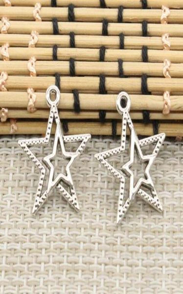 200pcslot ancient silver alloy star charms pendants for diy jewelry making findings 23x21mm1989942, Bronze;silver
200pcslot ancient silver alloy star charms pendants for diy jewelry making findings 23x21mm1989942, Bronze;silver
