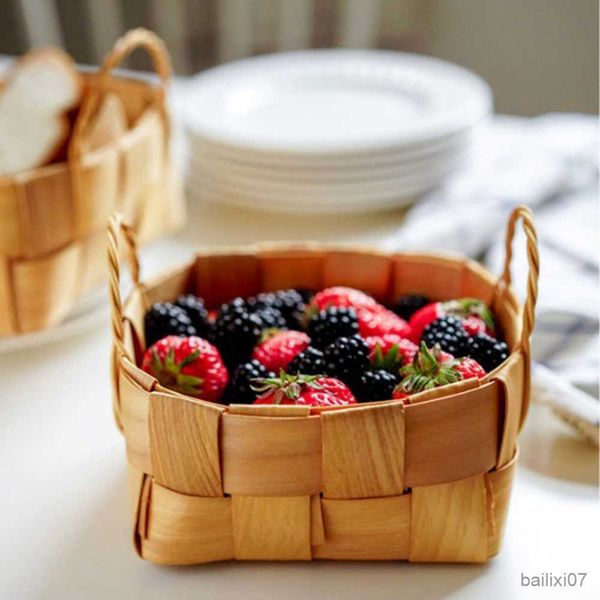 basket creative wooden woven baskets with handle vegetable fruit bread food storage picnic snack container for kitchen
basket creative wooden woven baskets with handle vegetable fruit bread food storage picnic snack container for kitchen
