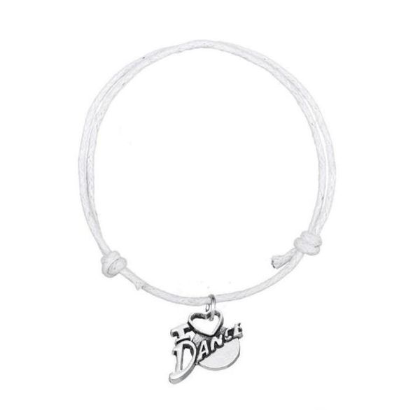 jf044 new fashion bracelet handmade jewelry i love dance charm bracelet colorful korean adjustable wax cord bracelet5247044, Golden;silver
jf044 new fashion bracelet handmade jewelry i love dance charm bracelet colorful korean adjustable wax cord bracelet5247044, Golden;silver
