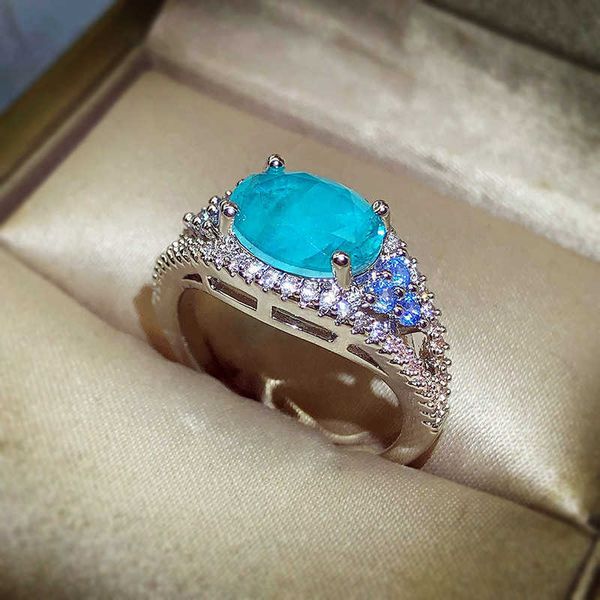 band rings new 925 stamp paraiba ring fashion blue zirconia women's ring wedding engagement jewelry gift wholesale aa230530, Silver
band rings new 925 stamp paraiba ring fashion blue zirconia women's ring wedding engagement jewelry gift wholesale aa230530, Silver