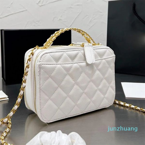 cosmetic mini zip designer bags solid color caviar crossbody bags classic handbags goldtone metal chain diamond luxury
cosmetic mini zip designer bags solid color caviar crossbody bags classic handbags goldtone metal chain diamond luxury