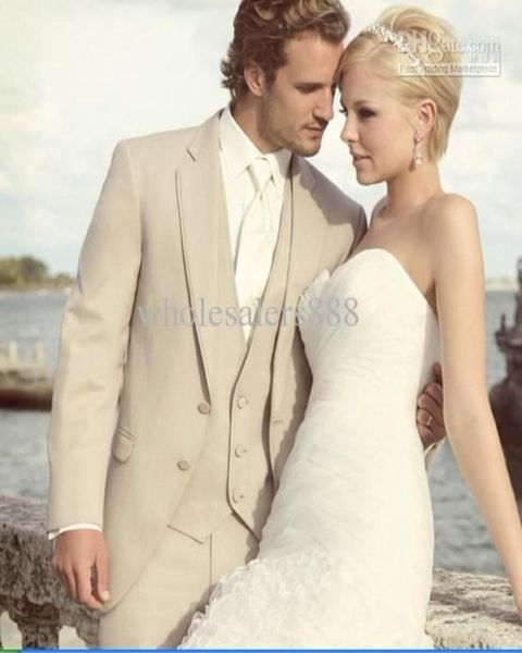 custom made groomsmen notch lapel groom tuxedos beige man suit bridegroom weddingpromdinner suits jacketpantstievest g7788433, Black;gray
custom made groomsmen notch lapel groom tuxedos beige man suit bridegroom weddingpromdinner suits jacketpantstievest g7788433, Black;gray