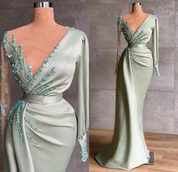 2022 elegant prom dresses modest long sleeves sheer neck appliques beads floor length evening occasion wears vestidos de fiesta bc5768995, Black
2022 elegant prom dresses modest long sleeves sheer neck appliques beads floor length evening occasion wears vestidos de fiesta bc5768995, Black