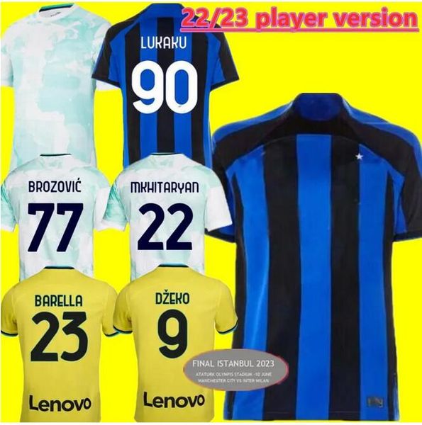 22 23 24 lukaku soccer jerseys final maillot de dzeko lautaro barella 2023 maglie football shirts kvaratskhelia special inters milans playe, Black;yellow
22 23 24 lukaku soccer jerseys final maillot de dzeko lautaro barella 2023 maglie football shirts kvaratskhelia special inters milans playe, Black;yellow