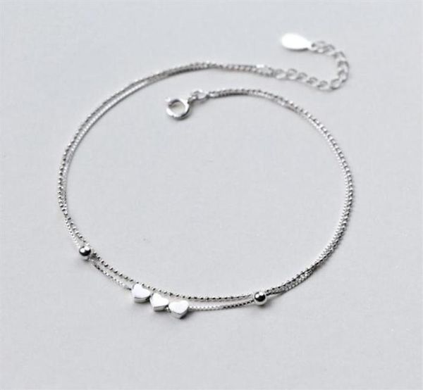 100 925 sterling silver anklets barefoot sandals double layer hearts beads ankle bracelets for women foot jewelry c19041101252r8187380, Red;blue
100 925 sterling silver anklets barefoot sandals double layer hearts beads ankle bracelets for women foot jewelry c19041101252r8187380, Red;blue