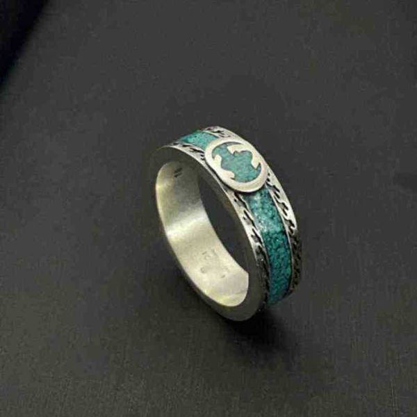 designer jewelry bracelet necklace ring accessories old green enamel interlocking refers to net red couple with same pair rings, Silver
designer jewelry bracelet necklace ring accessories old green enamel interlocking refers to net red couple with same pair rings, Silver