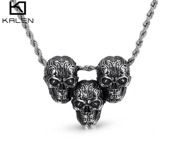 stainless steel three skull pendant necklace for men hiphoprock fashion personalized metal male trendy jewelry76636681160517, Silver
stainless steel three skull pendant necklace for men hiphoprock fashion personalized metal male trendy jewelry76636681160517, Silver