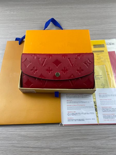2023 luxurys designers fashion genuine leather folding wallet cute coin purse women's credit card holder with box, Red;black
2023 luxurys designers fashion genuine leather folding wallet cute coin purse women's credit card holder with box, Red;black