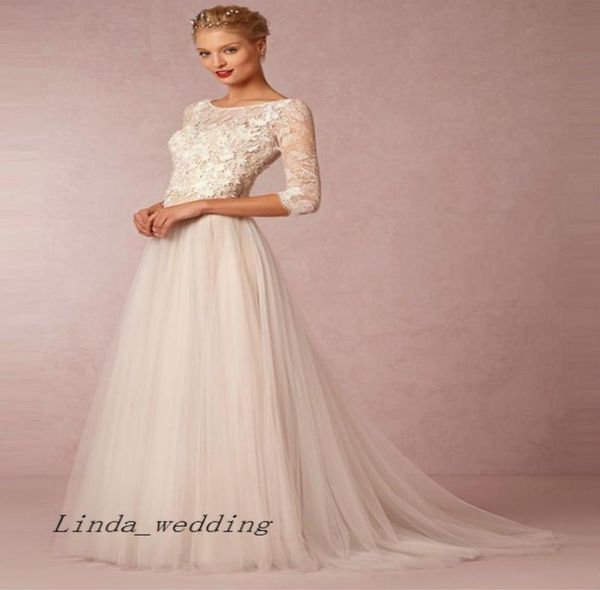 elegant aline princess scoop tulle 34 sleeves applique court train wedding dresses bridal gowns2720567, White
elegant aline princess scoop tulle 34 sleeves applique court train wedding dresses bridal gowns2720567, White