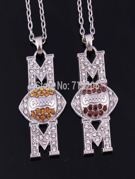 mother039s day gift 10pcs a lot zinc alloy american football mom pave clear crystal pendant chain necklace5357293, Silver
mother039s day gift 10pcs a lot zinc alloy american football mom pave clear crystal pendant chain necklace5357293, Silver