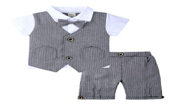 summer boys 2pcs sets gentleman suit shirt shorts baby boy clothes for kids designer childrens clothing set8513036, White
summer boys 2pcs sets gentleman suit shirt shorts baby boy clothes for kids designer childrens clothing set8513036, White