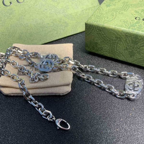 designer jewelry bracelet necklace ring hollow out interlocking personality letters make old punk trend men's women's, Silver
designer jewelry bracelet necklace ring hollow out interlocking personality letters make old punk trend men's women's, Silver