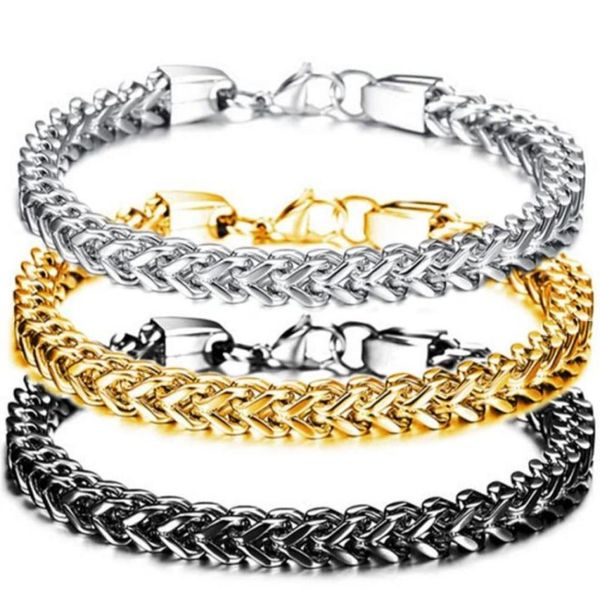 link chain punk men bracelet layer stiainless steel wristband simple fashion gift luxury hiphop jewlery77019675329526, Black
link chain punk men bracelet layer stiainless steel wristband simple fashion gift luxury hiphop jewlery77019675329526, Black