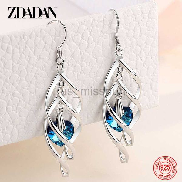 stud zdadan new arrival 925 sterling silver crystal long dangle earrings for women charm wedding party jewelry gift j230529, Golden;silver
stud zdadan new arrival 925 sterling silver crystal long dangle earrings for women charm wedding party jewelry gift j230529, Golden;silver
