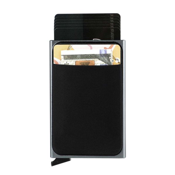 production wholesale mens anti theft swiping metal wallet rfid shielded aluminum alloy card box holder, Red;black
production wholesale mens anti theft swiping metal wallet rfid shielded aluminum alloy card box holder, Red;black