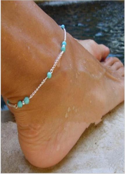 whole1pcs unique nturquoise beads silver chain anklet souvenir ankle bracelet foot jewelry fast new fashion7793333, Red;blue
whole1pcs unique nturquoise beads silver chain anklet souvenir ankle bracelet foot jewelry fast new fashion7793333, Red;blue