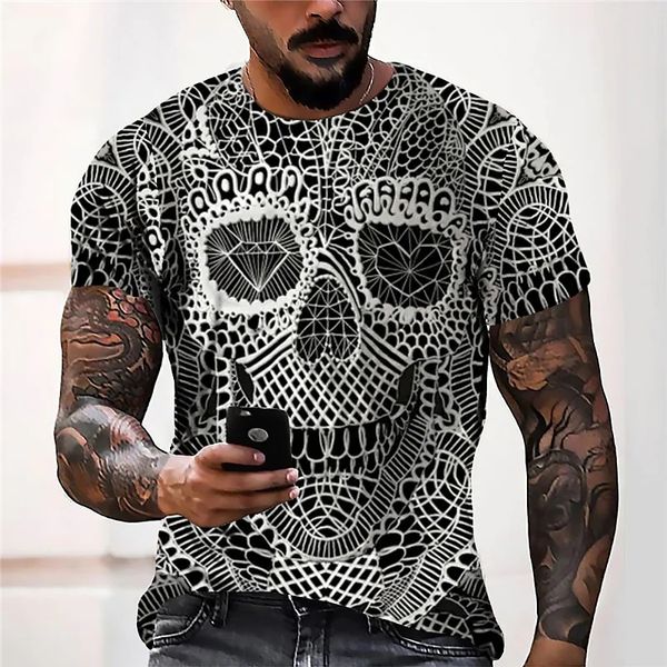 men's t shirts death skull print shirt for men terror harajuku oversized short sleeve summer trend leisure o-neck tees vintage clothes, White;black
men's t shirts death skull print shirt for men terror harajuku oversized short sleeve summer trend leisure o-neck tees vintage clothes, White;black