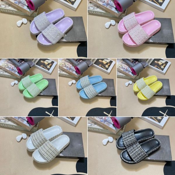 fashion designer lady slippers womens flats thick bottomrflip flops quilted womanoutdoor indoor slides shoes l bath sandal size35-40, Black
fashion designer lady slippers womens flats thick bottomrflip flops quilted womanoutdoor indoor slides shoes l bath sandal size35-40, Black
