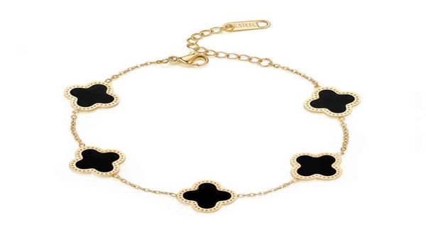 wholale jewelry luxury gift stainls steel 18k gold women lucky flower bracelet6932777, Golden;silver
wholale jewelry luxury gift stainls steel 18k gold women lucky flower bracelet6932777, Golden;silver