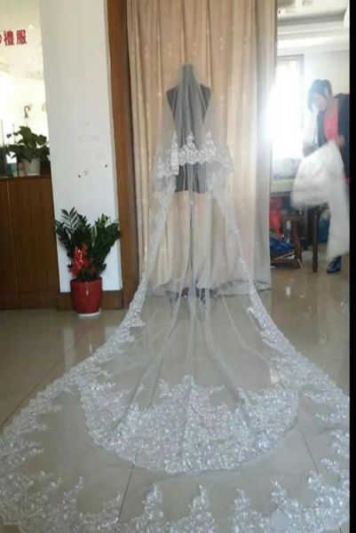 selling ivory white wedding veils 3 meters long veils lace applique crystals two layers cathedral length bridal veil re3745498, Black
selling ivory white wedding veils 3 meters long veils lace applique crystals two layers cathedral length bridal veil re3745498, Black