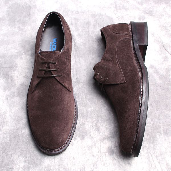 luxury pointed toe men suede oxford shoes genuine cow leather round head oxford formal wedding shoes men classic business shoes, Black
luxury pointed toe men suede oxford shoes genuine cow leather round head oxford formal wedding shoes men classic business shoes, Black
