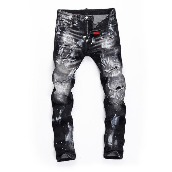 mens jeans 23 designer pants ripped high designer men's jeans embroidered pants fashion hole pants selling zipper pants patches detail, Blue
mens jeans 23 designer pants ripped high designer men's jeans embroidered pants fashion hole pants selling zipper pants patches detail, Blue