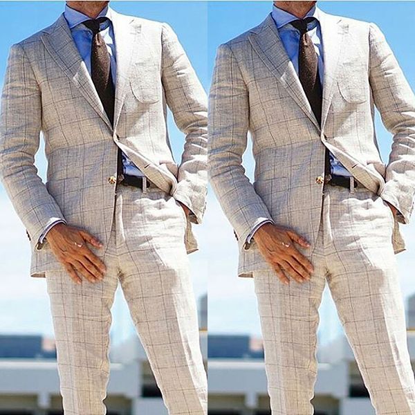 two pieces wedding tuxedos men suits handsome peaked lapel plaid suit two buttons packets customized pockets coat pants plus size casual fas, Black;gray
two pieces wedding tuxedos men suits handsome peaked lapel plaid suit two buttons packets customized pockets coat pants plus size casual fas, Black;gray