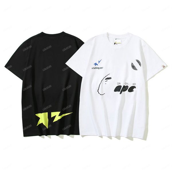 men's t shirts designer t shirt short-sleeved tshirt men's summer new fashion letters sea world printed slim handsome tees men, White;black
men's t shirts designer t shirt short-sleeved tshirt men's summer new fashion letters sea world printed slim handsome tees men, White;black