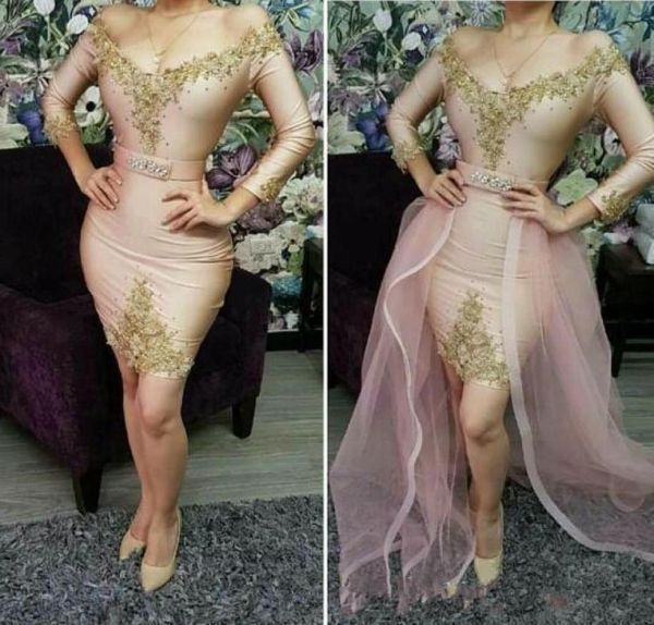 2019 short prom dresses with detachable train v neck applique long sleeves lace applique cocktail evening party gowns6355348, Black
2019 short prom dresses with detachable train v neck applique long sleeves lace applique cocktail evening party gowns6355348, Black