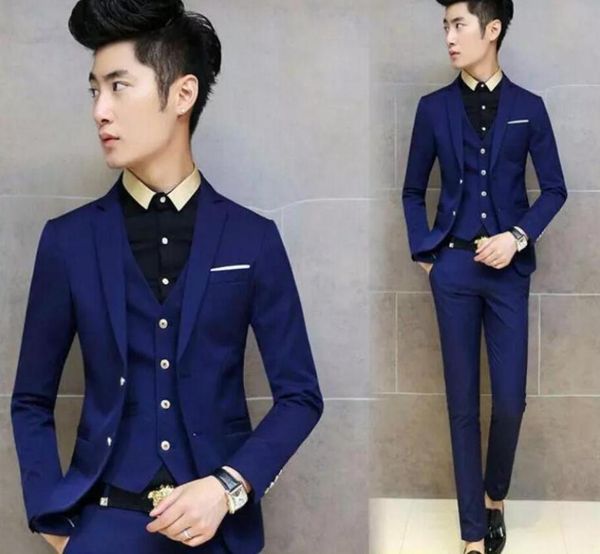 new arrivals two buttons royal blue groom tuxedos notch lapel groomsmen men wedding tuxedos dinner prom suits jacketpantsvest5153118, Black;gray
new arrivals two buttons royal blue groom tuxedos notch lapel groomsmen men wedding tuxedos dinner prom suits jacketpantsvest5153118, Black;gray
