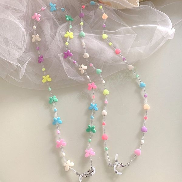 women beaded hang chain holder eyeglasses lanyards for girls butterfly heart eyewear glasses cord neck strap anti-lost rope
women beaded hang chain holder eyeglasses lanyards for girls butterfly heart eyewear glasses cord neck strap anti-lost rope