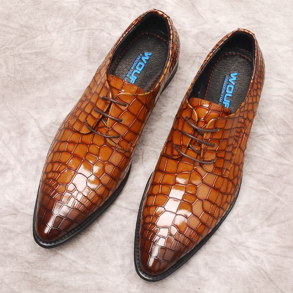 men oxford shoes classic handmade crocodile pattern genuine cow leather men dress shoes black brown lace up wedding formal shoe
men oxford shoes classic handmade crocodile pattern genuine cow leather men dress shoes black brown lace up wedding formal shoe
