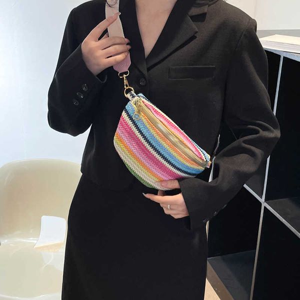shoulder bags striped knitted waist bag for women weaving fanny packs female pouch ladies wide strap crossbody chest travle handbag 230530
shoulder bags striped knitted waist bag for women weaving fanny packs female pouch ladies wide strap crossbody chest travle handbag 230530