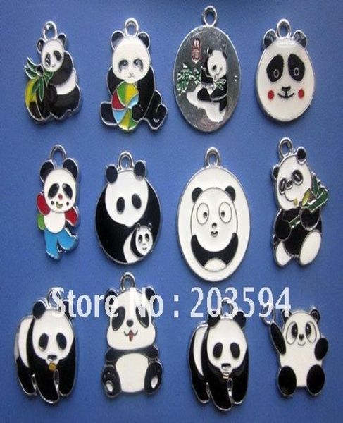 whole 100pcslots diy alloy enamel mixed panda charms animal pendant bead1660308, Bronze;silver
whole 100pcslots diy alloy enamel mixed panda charms animal pendant bead1660308, Bronze;silver