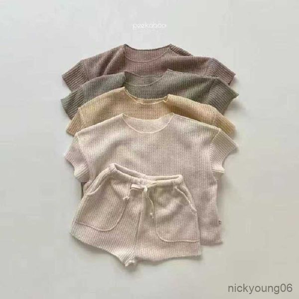 clothing sets summer new children's casual short-sleeved home suit girls loose knit t-shirt boys' baby 0-5 years old, White
clothing sets summer new children's casual short-sleeved home suit girls loose knit t-shirt boys' baby 0-5 years old, White