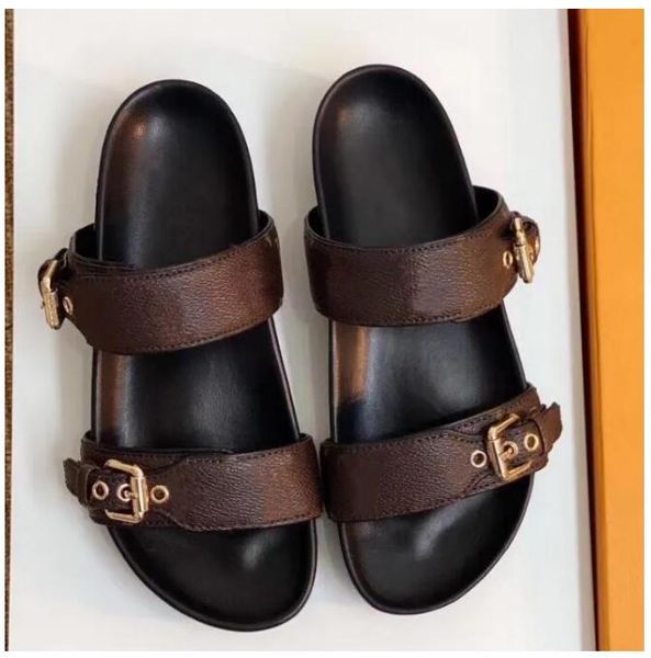 designer leather slippers womens sandals bom dia flat mule 1a3r5m cool effortlessly stylish slides 2 straps with adjusted gold buckles women, Black
designer leather slippers womens sandals bom dia flat mule 1a3r5m cool effortlessly stylish slides 2 straps with adjusted gold buckles women, Black