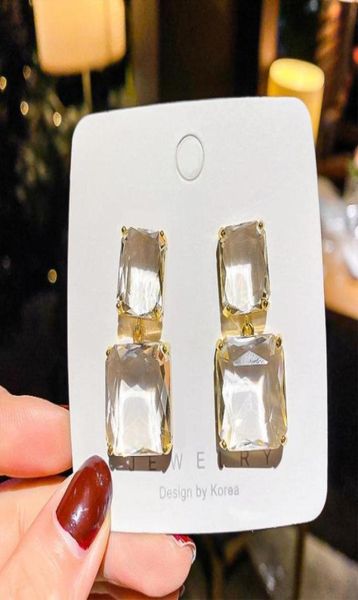dangle chandelier 2021 fashion transparent square crystal earrings mujer moda girls elegant simple water drop pendientes jewelry8390060, Silver
dangle chandelier 2021 fashion transparent square crystal earrings mujer moda girls elegant simple water drop pendientes jewelry8390060, Silver