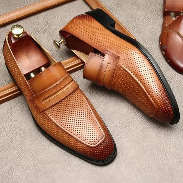 classic gentleman black brown dress shoes genuine leather with carving luxury pointed toe formal mens suit shoes casual business
classic gentleman black brown dress shoes genuine leather with carving luxury pointed toe formal mens suit shoes casual business