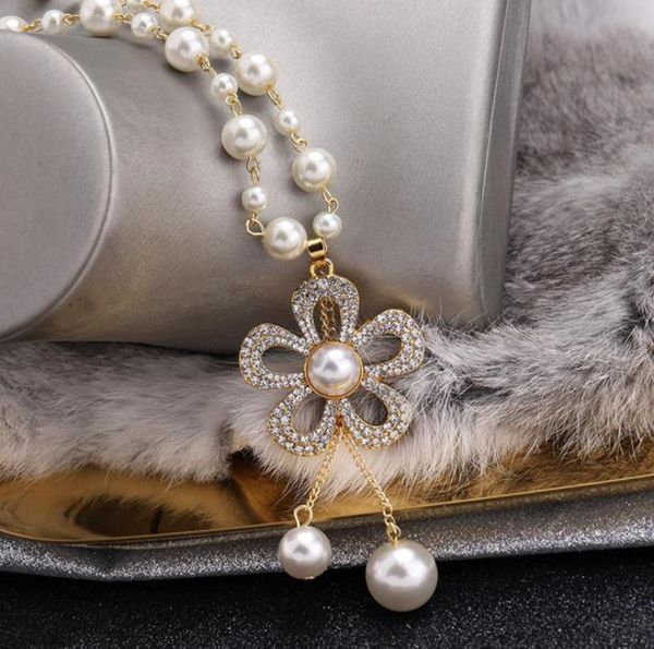 women039s long pearl necklace fashion crystal tassel pendant hanging chain autumn and winter accessories gd11503721425, Silver
women039s long pearl necklace fashion crystal tassel pendant hanging chain autumn and winter accessories gd11503721425, Silver