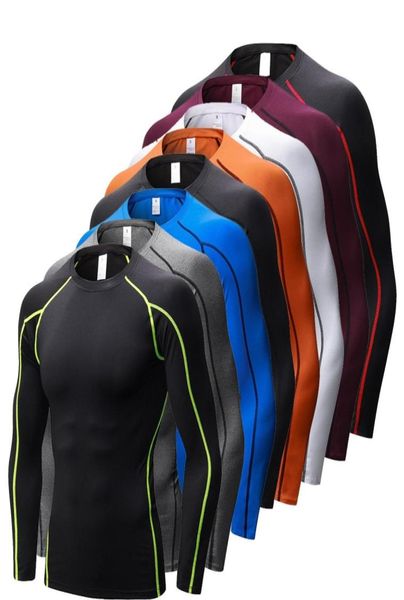 dry soccer jerseys compression fitness tights gym sportswear basketball men shirt bodybuilding rashgard tshirt9466799, White;black
dry soccer jerseys compression fitness tights gym sportswear basketball men shirt bodybuilding rashgard tshirt9466799, White;black