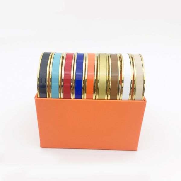fashion 8mm stainless steel bangle h charm bracelets women luxury jewelry designer h bangles orange color enamel gift for love, Black
fashion 8mm stainless steel bangle h charm bracelets women luxury jewelry designer h bangles orange color enamel gift for love, Black