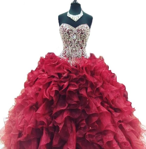 2020 crystal ball gown quinceanera dress with beading organza lace up plus size sweet 16 dress vestido debutante gowns bq937175127, Blue;red
2020 crystal ball gown quinceanera dress with beading organza lace up plus size sweet 16 dress vestido debutante gowns bq937175127, Blue;red