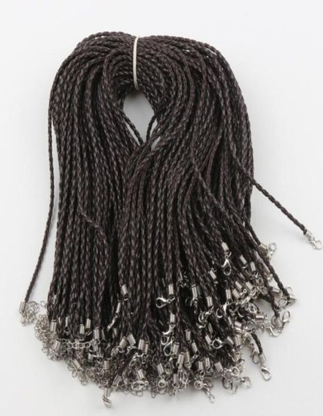 100pcslot 9colors braided black royal blue pink leather clasp knit chains necklaces 03x46cm jewelry diy4008344, Silver
100pcslot 9colors braided black royal blue pink leather clasp knit chains necklaces 03x46cm jewelry diy4008344, Silver