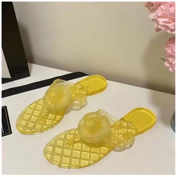 2022 designer brand spring and summer flat bottom slippers women's flip flops transparent candy jelly pvc material 35-40 size, Black
2022 designer brand spring and summer flat bottom slippers women's flip flops transparent candy jelly pvc material 35-40 size, Black
