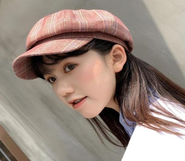 autumn femme korean beret retro plaid french design art hat women british style casual octagonal newsboy painters cap peaked cap483474867, Blue;gray
autumn femme korean beret retro plaid french design art hat women british style casual octagonal newsboy painters cap peaked cap483474867, Blue;gray
