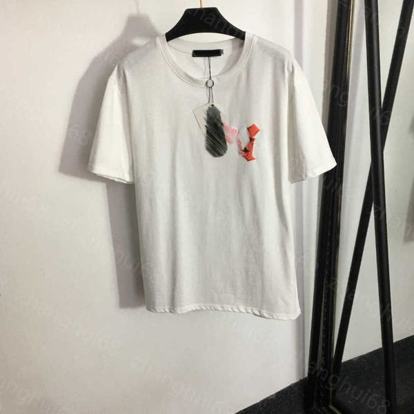 23ss womens t-shirt womens designer clothing tee round neck pure cotton color patchwork cross print short sleeve t-shirt womens clothes a1, White
23ss womens t-shirt womens designer clothing tee round neck pure cotton color patchwork cross print short sleeve t-shirt womens clothes a1, White