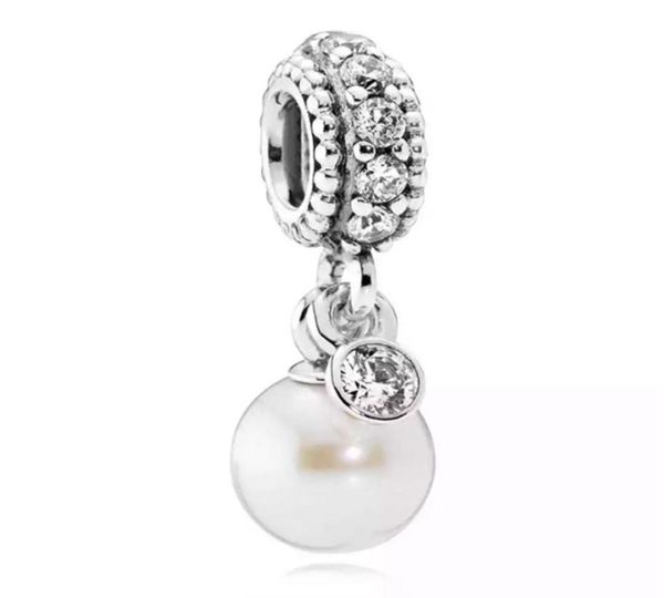 925 sterling silver dangle charm clear cz white pearl pendant beads bead fit pandora charms bracelet diy jewelry accessories3178393, Bronze;silver
925 sterling silver dangle charm clear cz white pearl pendant beads bead fit pandora charms bracelet diy jewelry accessories3178393, Bronze;silver