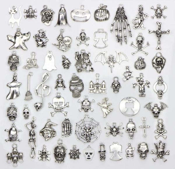 assorted 60 designs halloween charms skull skeleton hand spider bat ghost witch pendants diy jewelry making 60pcsbag8838808, Black
assorted 60 designs halloween charms skull skeleton hand spider bat ghost witch pendants diy jewelry making 60pcsbag8838808, Black